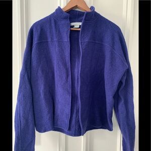 Purple Marconi wool coat medium